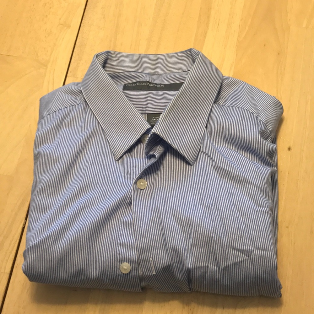 Men's long sleeve dress shirt 17.5 34-35